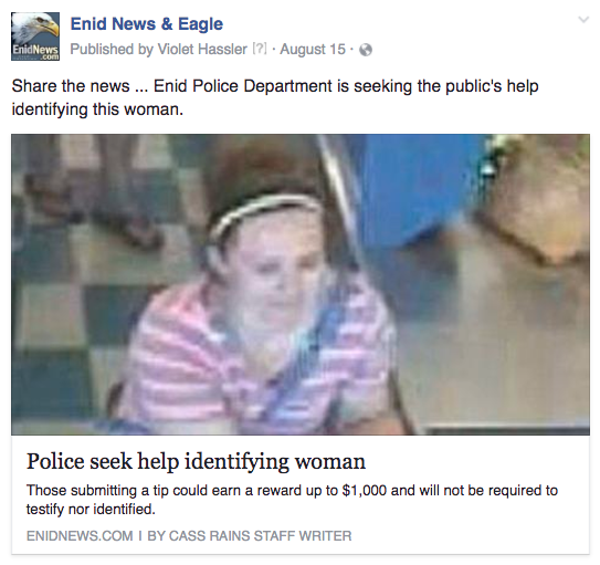 Enid identify woman