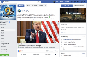 KCRG decided to explain to users how it was going to cover President Donald Trump's use of profanity to describe some third-world countries. 