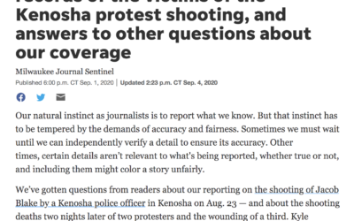 Milwaukee Journal Sentinel uses Instagram to explain shooting coverage