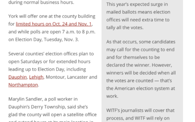 WITF box explaining late election results