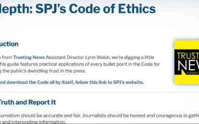 People don’t assume journalists have ethics. Here’s how you can highlight yours.