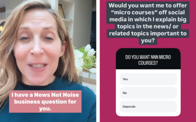 Trust Tips: Notice how news influencers format content