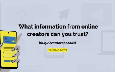 Republish this checklist for identifying credible creators