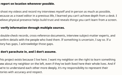 Copy this FAQ template to explain your reporting