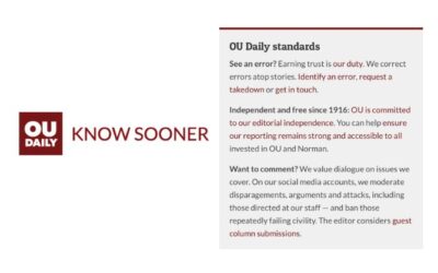 Let people know you have standards (on every story!)